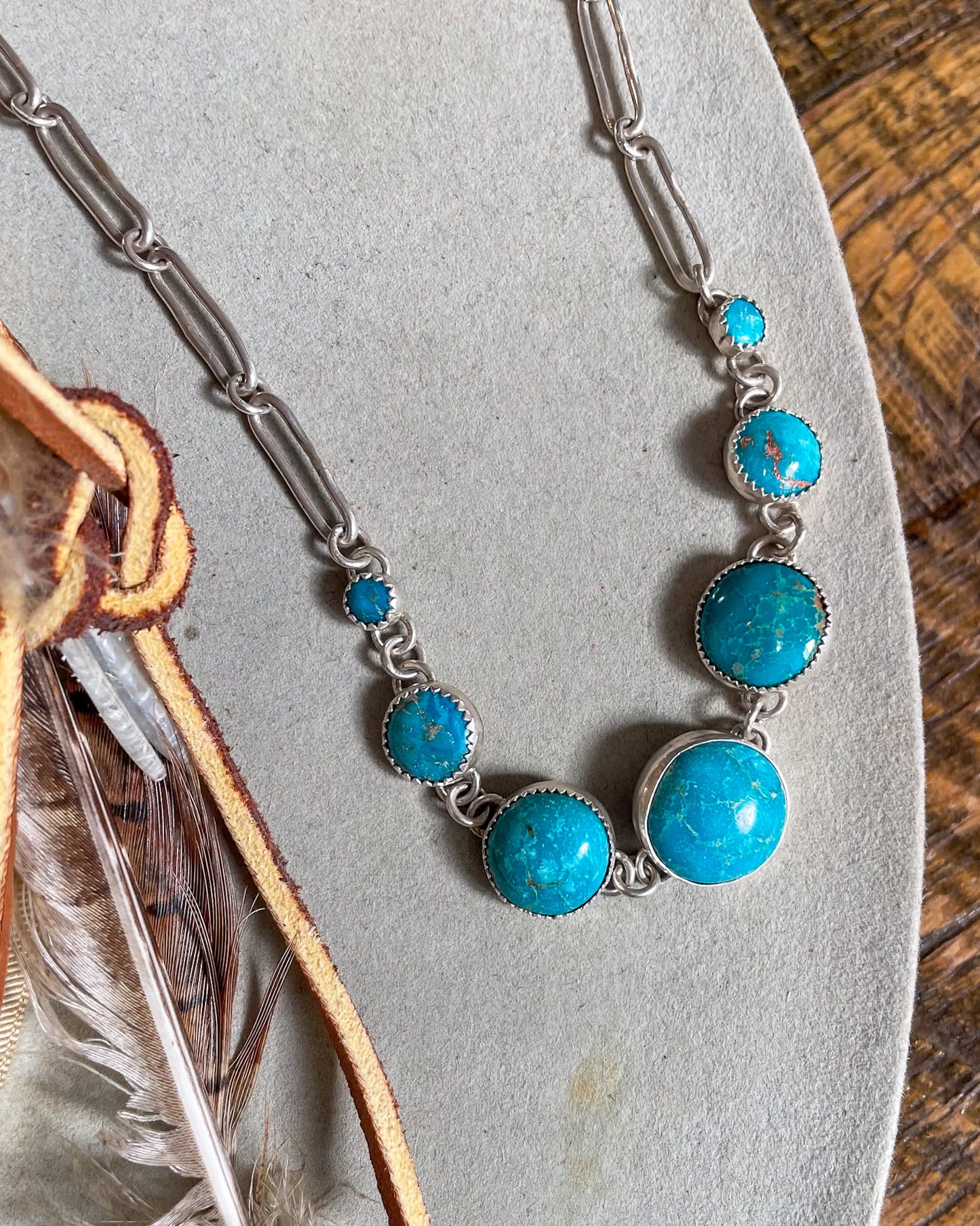 Fox Turquoise Choker Necklace