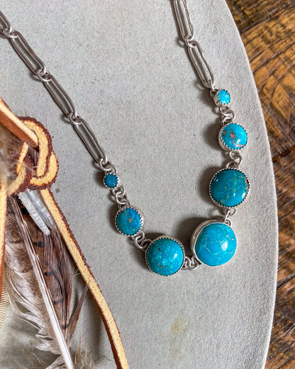 Fox Turquoise Choker Necklace