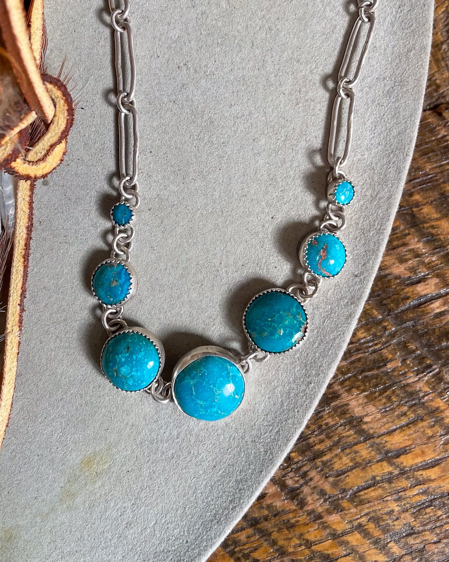 Fox Turquoise Choker Necklace