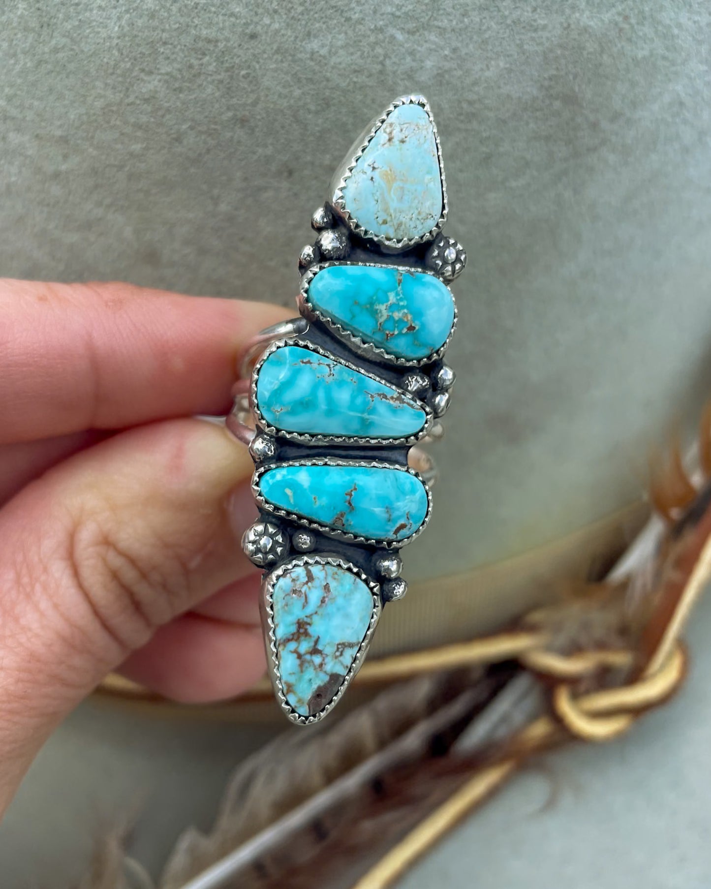 Natural Dry Creek Nomad Ring (Size 8)