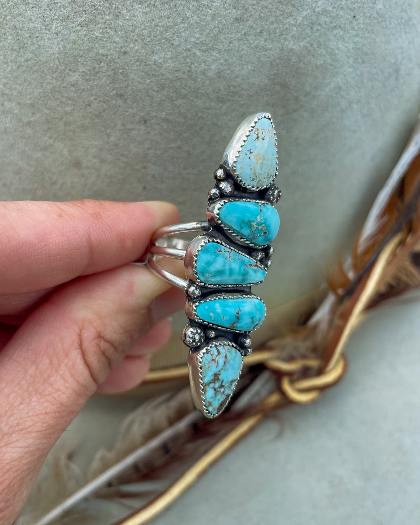Natural Dry Creek Nomad Ring (Size 8)