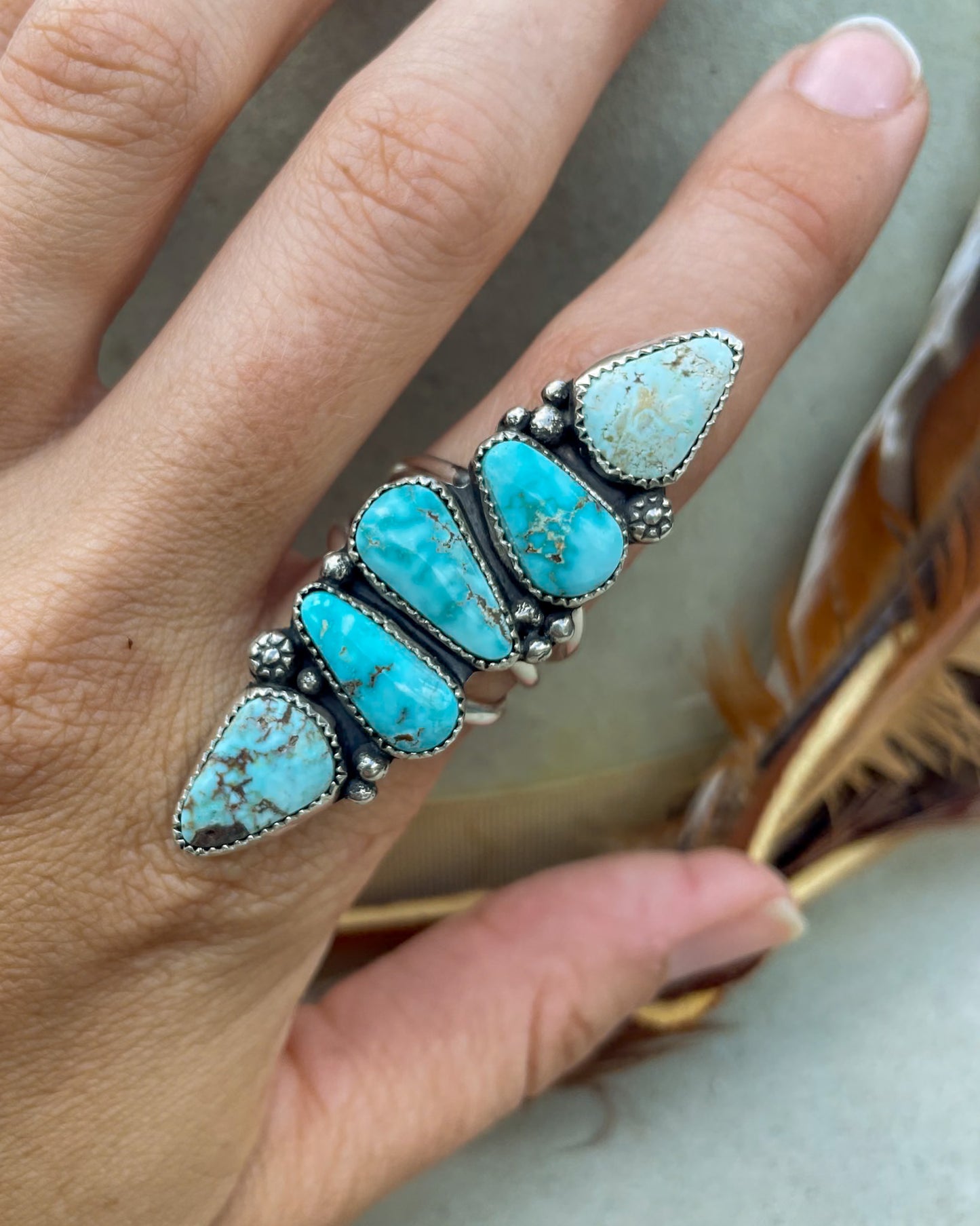 Natural Dry Creek Nomad Ring (Size 8)