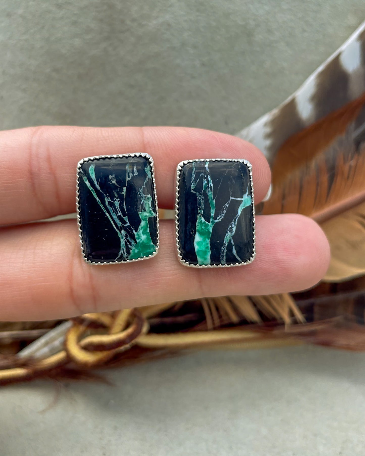 Black Buffalo Cuff Links