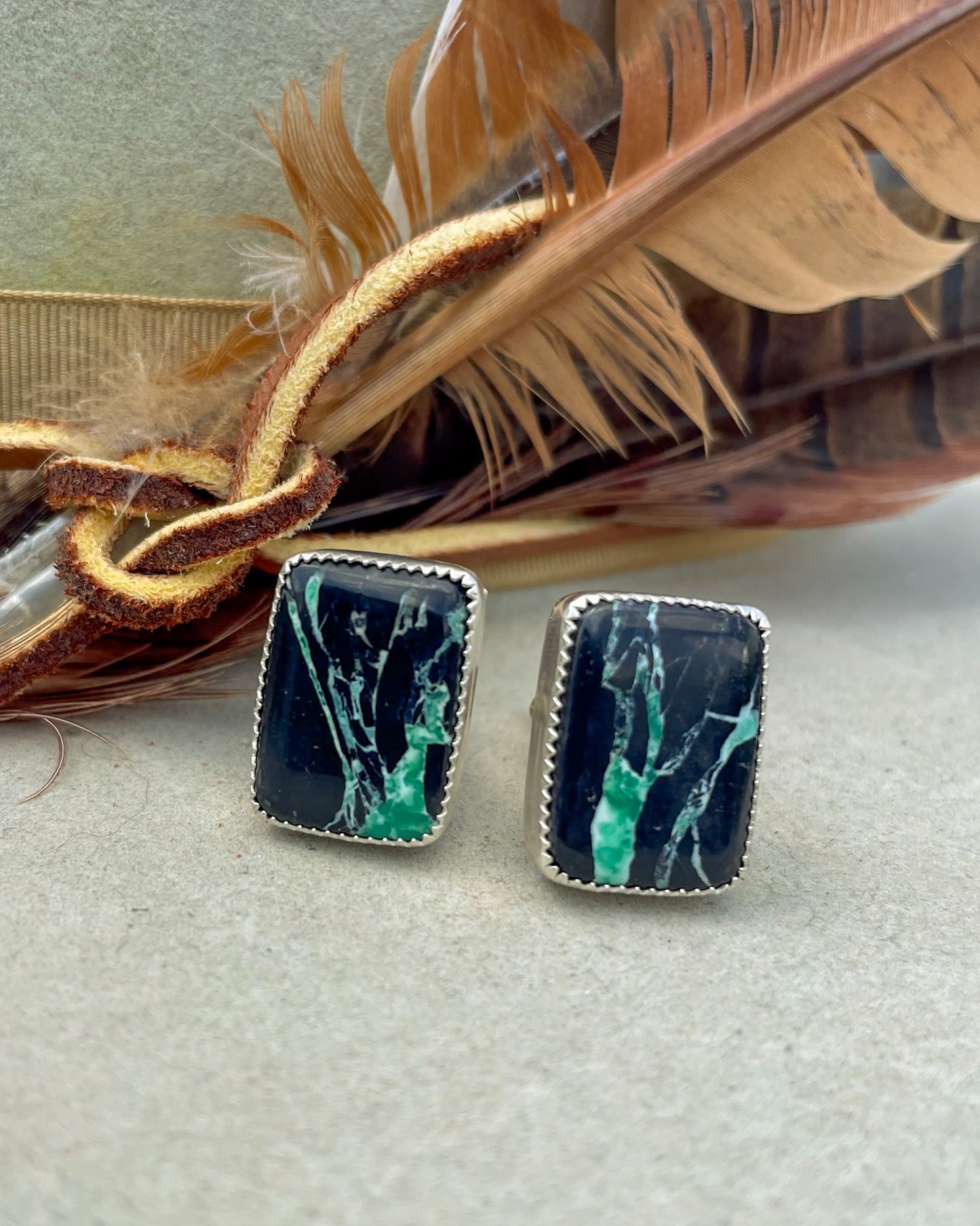 Black Buffalo Cuff Links