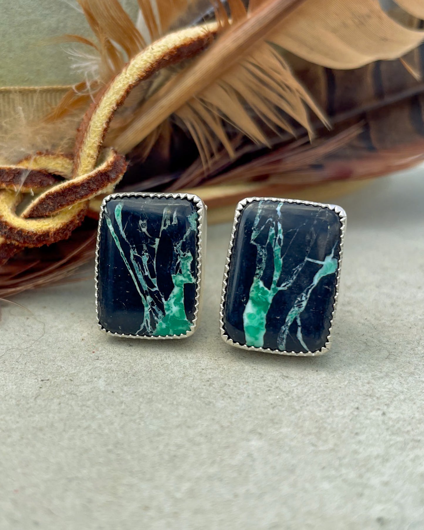 Black Buffalo Cuff Links