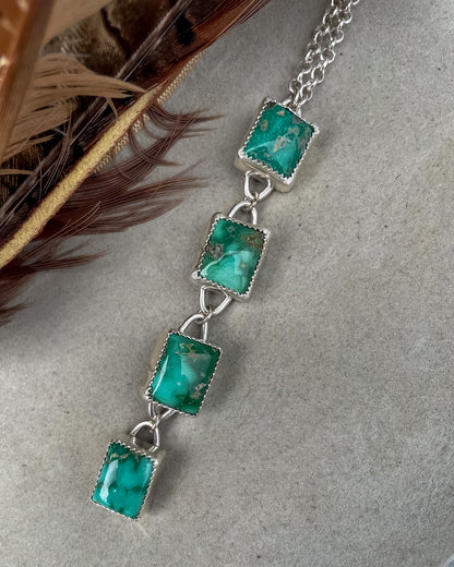 Emerald Valley 4 Stone Necklace