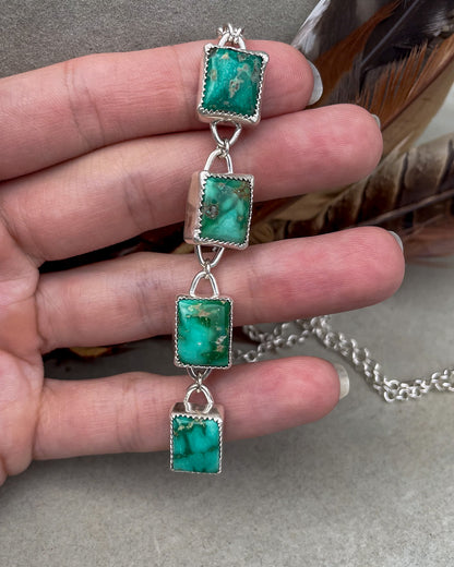 Emerald Valley 4 Stone Necklace