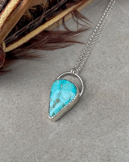 Natural Turquoise Mountain Everyday Turquoise Necklace