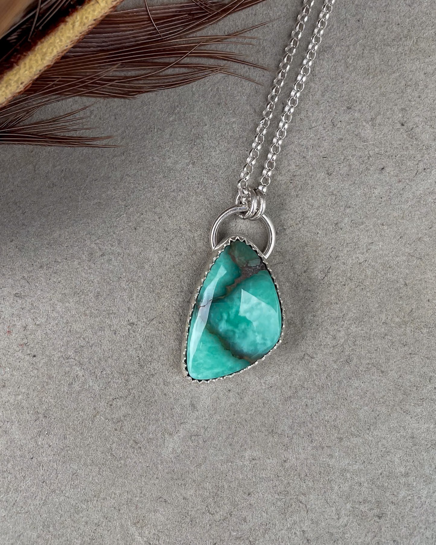 Natural Damale Variscite Everyday Necklace