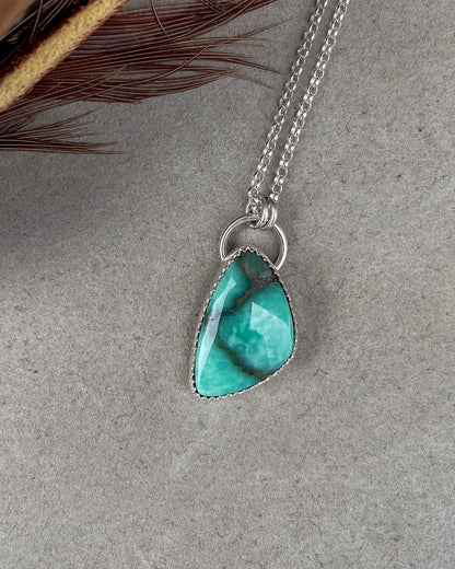 Natural Damale Variscite Everyday Necklace