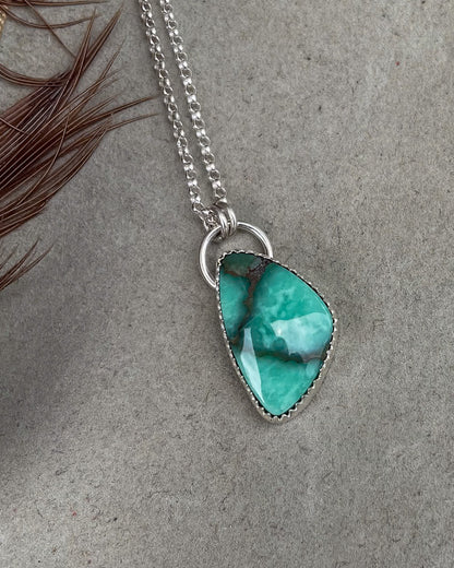 Natural Damale Variscite Everyday Necklace