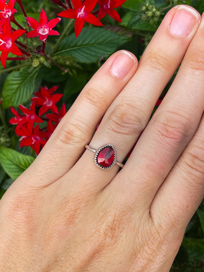 Garnet Everyday Ring
