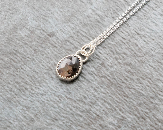 Chocolate Sapphire Necklace
