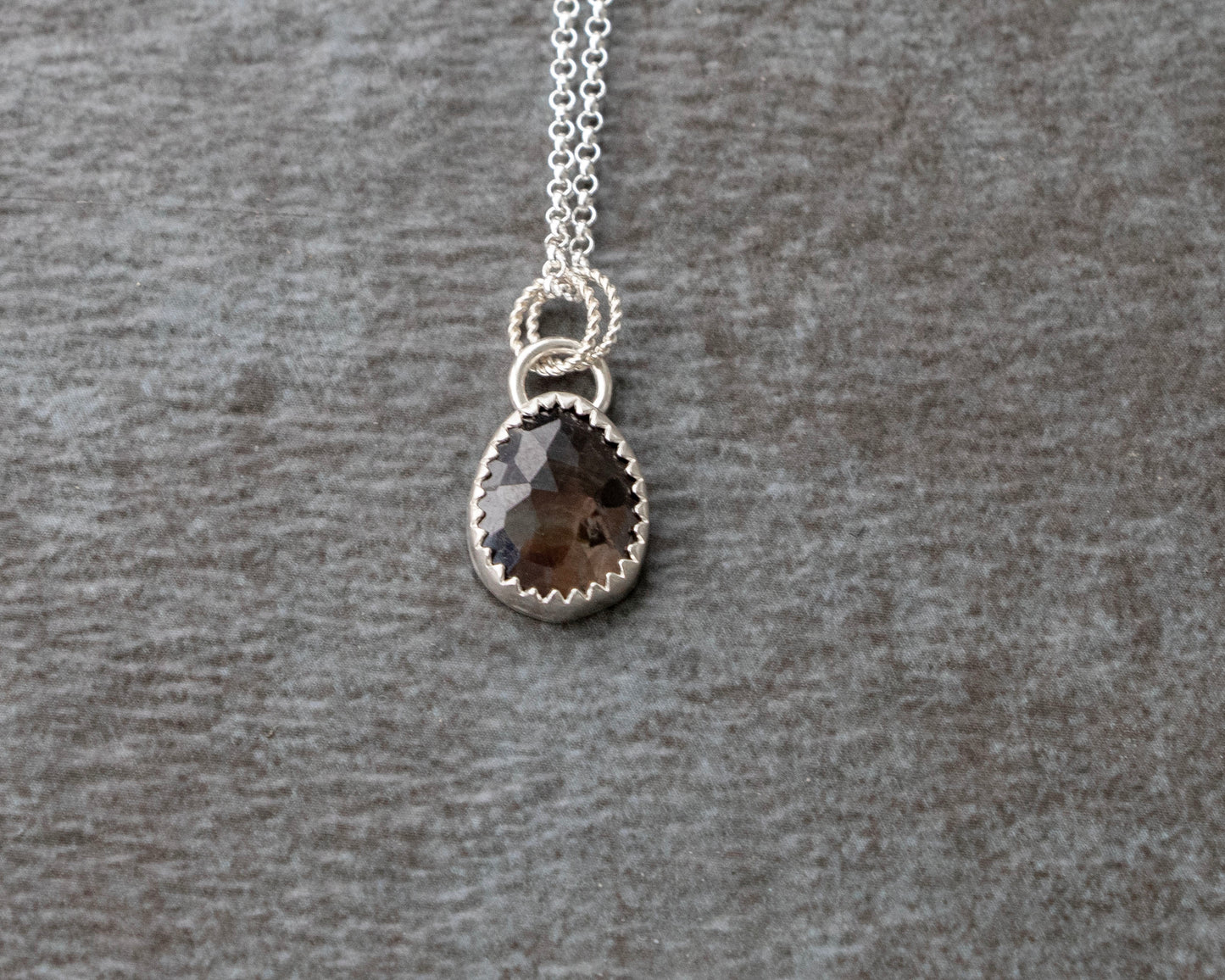 Chocolate Sapphire Necklace