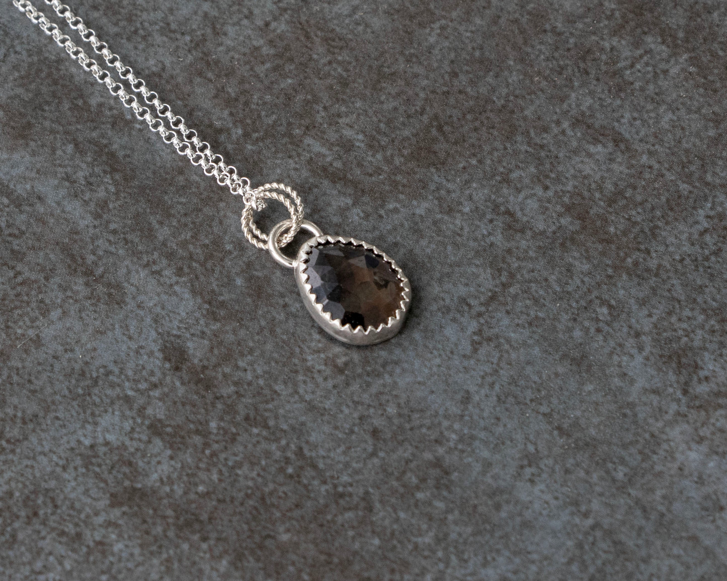 Chocolate Sapphire Necklace