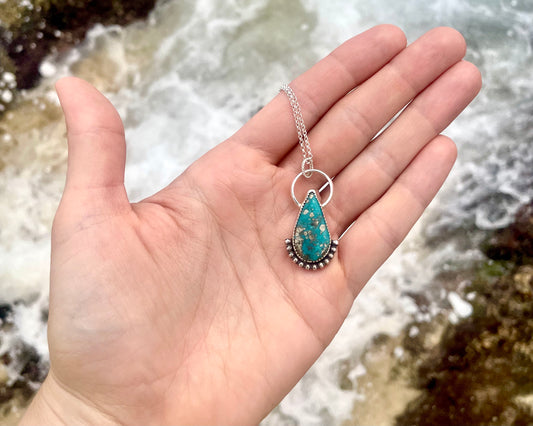 Kingman Birdseye Turquoise Necklace